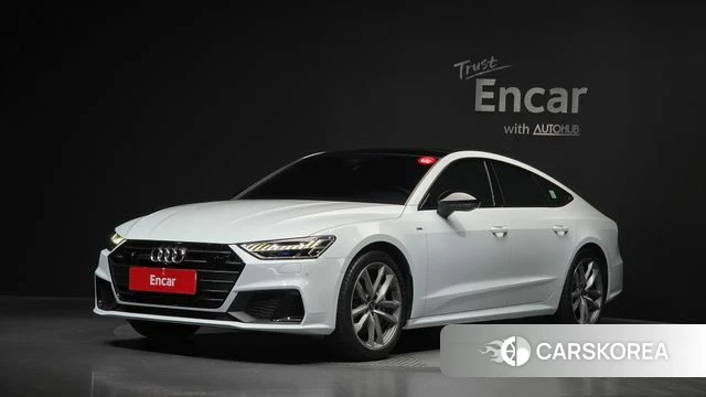 Audi A7 (4K) 2022 Белый из Кореи