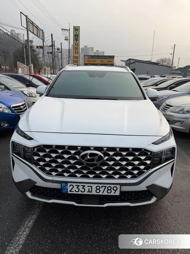 Hyundai The New Santa Fe 2021 Белый из Кореи