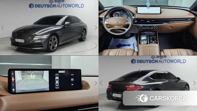 Genesis G80 (RG3) 2021 Черный из Кореи