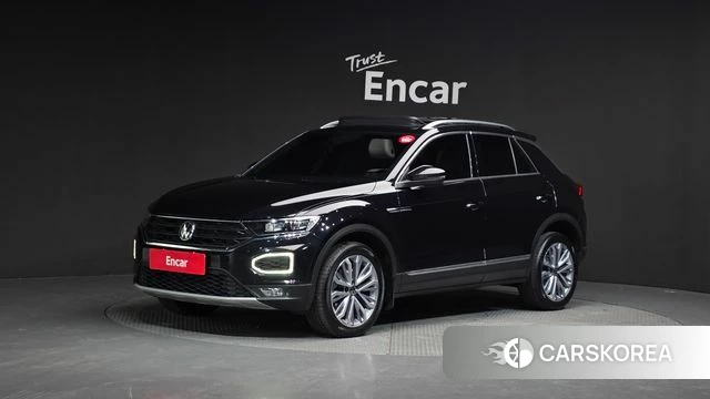 Volkswagen T-Roc 2022 Черный из Кореи