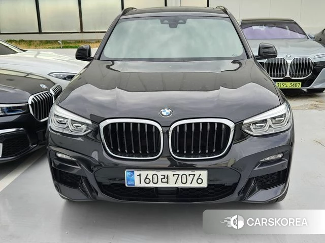 BMW X3 (G01) 2021 Черный из Кореи