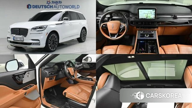 Lincoln Aviator 2nd generation 2021 Белый из Кореи