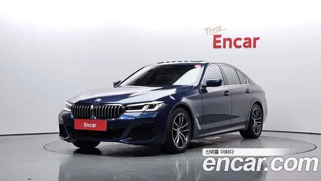 BMW 5 Series (G30) 2020 Синий из Кореи