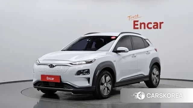 Hyundai Kona Electric 2018 Белый из Кореи