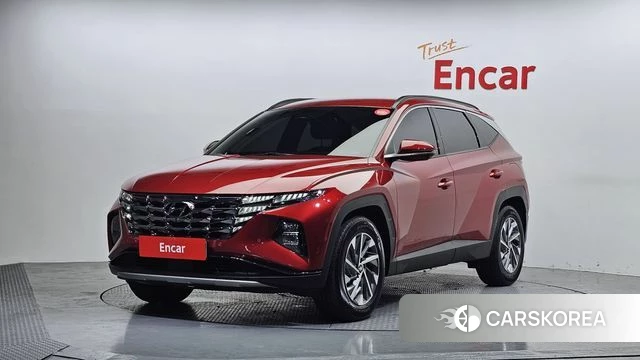 Hyundai Tucson Hybrid (NX4) 2021 Красный из Кореи