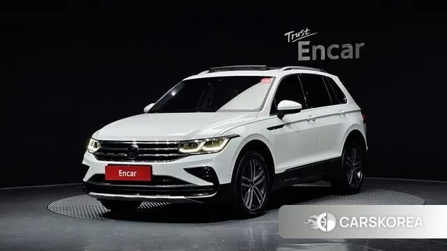 Volkswagen Tiguan second Generation 2022 Белый из Кореи