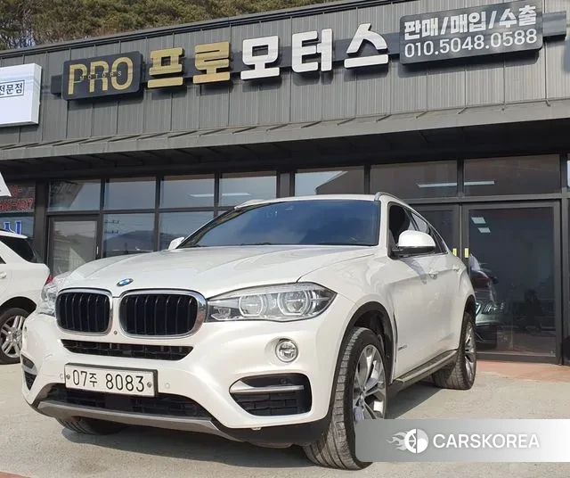 BMW X6 (F16) 2019 Белый из Кореи