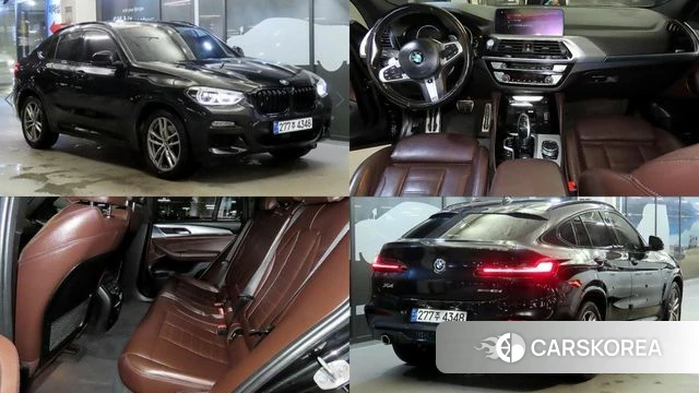 BMW X4 (G02) 2018 Черный из Кореи