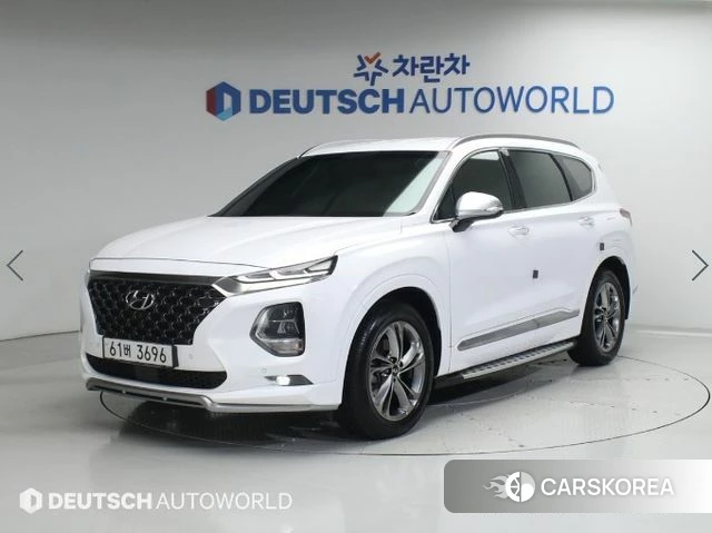 Hyundai Santa Fe TM 2019 Белый из Кореи