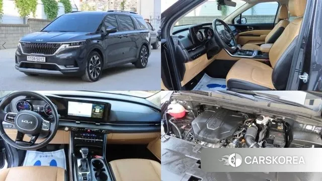 Kia Carnival 4th generation 2023 Черный из Кореи