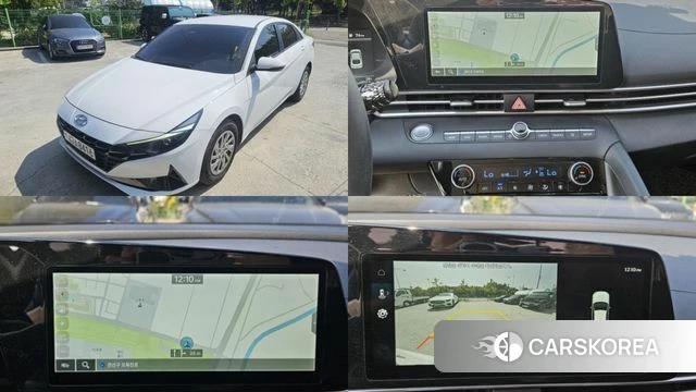 Hyundai Avante (CN7) 2022 Белый из Кореи