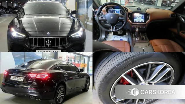 Maserati Ghibli 2019 Черный из Кореи