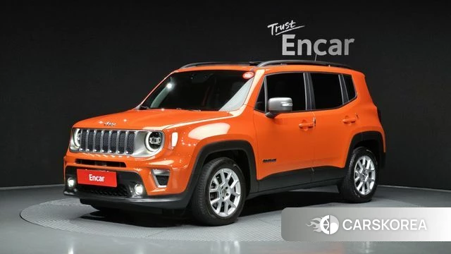 Jeep Renegade 2021 Оранжевый из Кореи