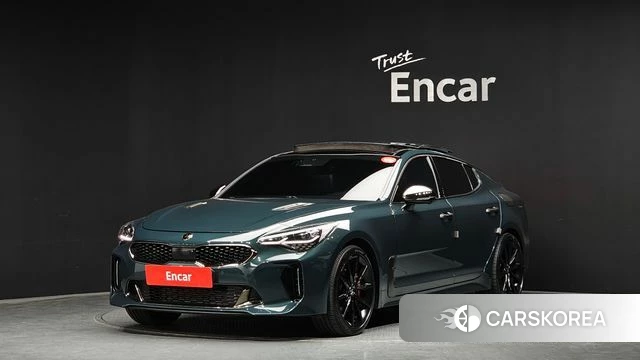 Kia Stinger Meister 2022 Темно-зеленый из Кореи