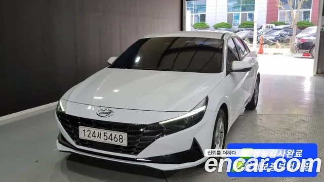 Hyundai Avante (CN7) 2020 Белый из Кореи
