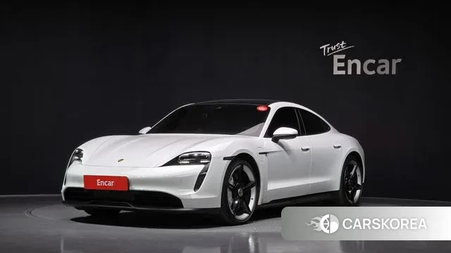 Porsche Taycan 2023 Белый из Кореи