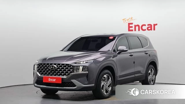 Hyundai The New Santa Fe 2021 Серый из Кореи