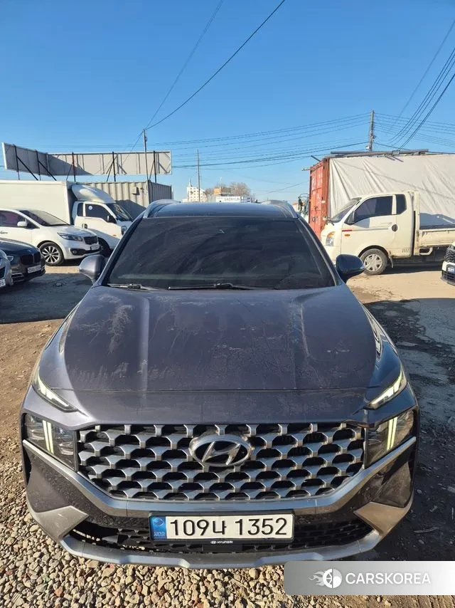 Hyundai The New Santa Fe 2021 Серый из Кореи