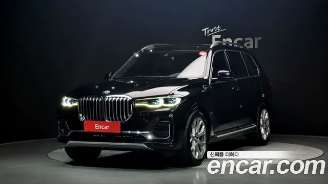 BMW X7 (G07) 2022 Черный из Кореи