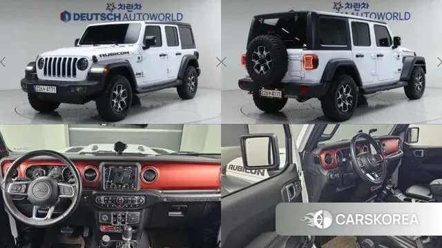 Jeep Wrangler (JL) 2021 Белый из Кореи