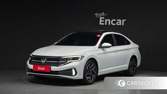Volkswagen 7th Generation of Jetta 2022 Белый из Кореи