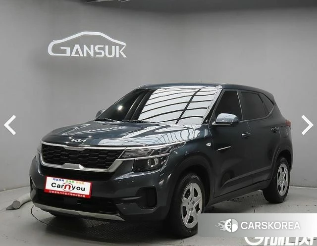 Kia Seltos 2022 Серый из Кореи