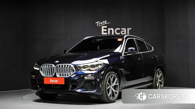 BMW X6 (G06) 2021 Синий из Кореи