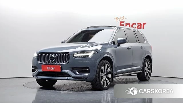 Volvo XC90 second Generation 2021 Небесно-голубой из Кореи