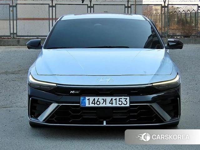 Hyundai The New Avante (CN7) 2024 Белый из Кореи