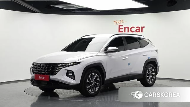Hyundai Tucson Hybrid (NX4) 2021 Белый из Кореи