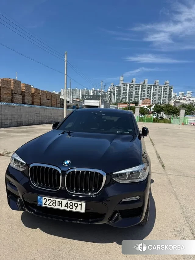 BMW X4 (G02) 2019 Синий из Кореи