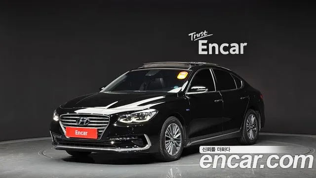Hyundai Grandeur IG Hybrid 2019 Черный из Кореи