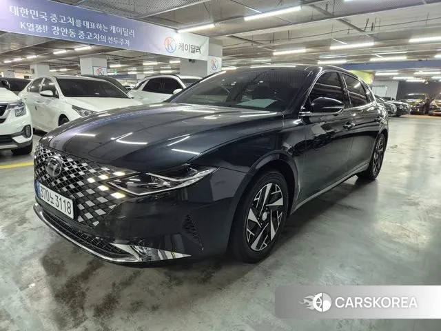 Hyundai The New Grandeur IG Hybrid 2021 Черный из Кореи