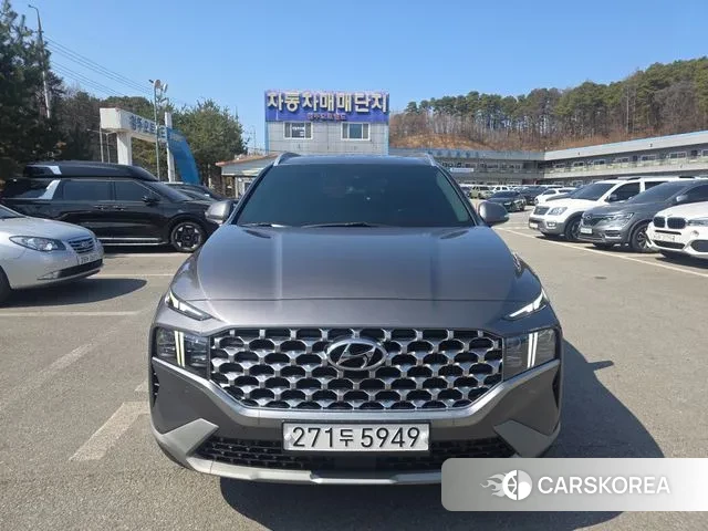 Hyundai The New Santa Fe 2022 Серый из Кореи