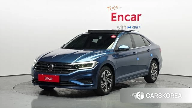 Volkswagen 7th Generation of Jetta 2020 Синий из Кореи