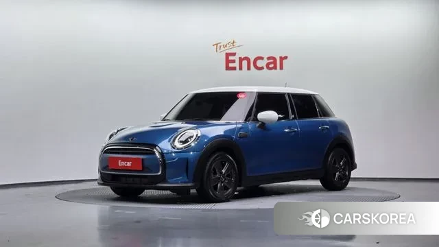 Mini Cooper 2021 Синий из Кореи