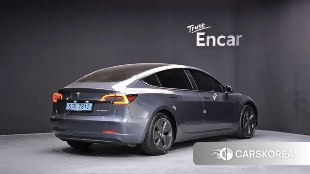 Tesla Model 3 2021 Серый из Кореи