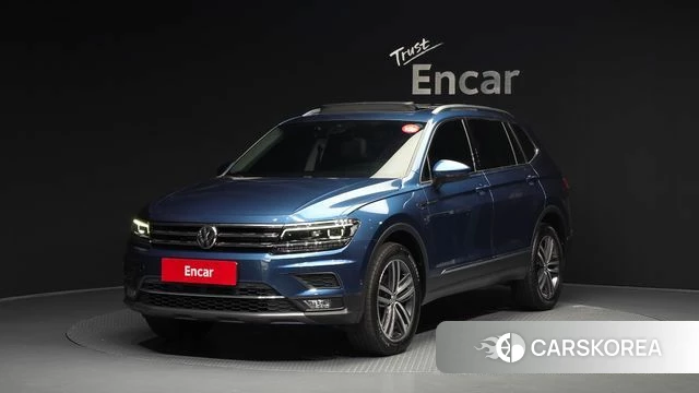 Volkswagen Tiguan Allspace 2020 Синий из Кореи