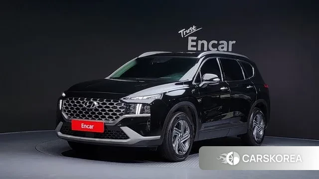 Hyundai The New Santa Fe 2023 Черный из Кореи