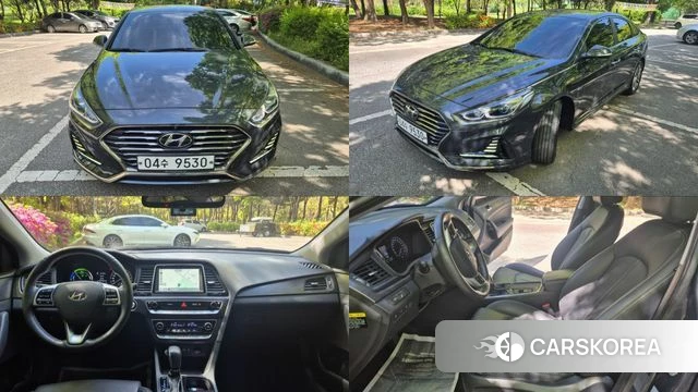 Hyundai Sonata New Rise Hybrid 2018 Серый из Кореи