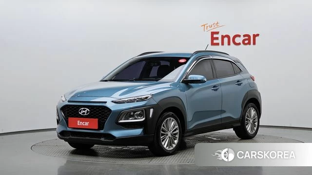 Hyundai Kona 2018 Небесно-голубой из Кореи