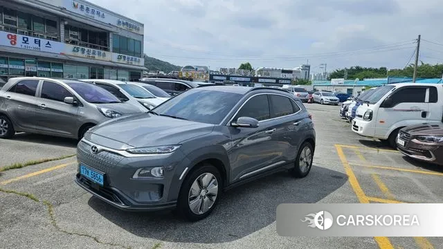 Hyundai Kona Electric 2020 Серебристо-серый из Кореи