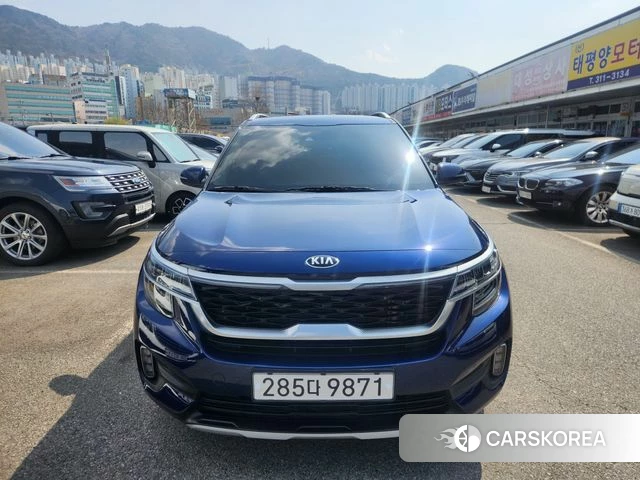 Kia Seltos 2021 Синий из Кореи