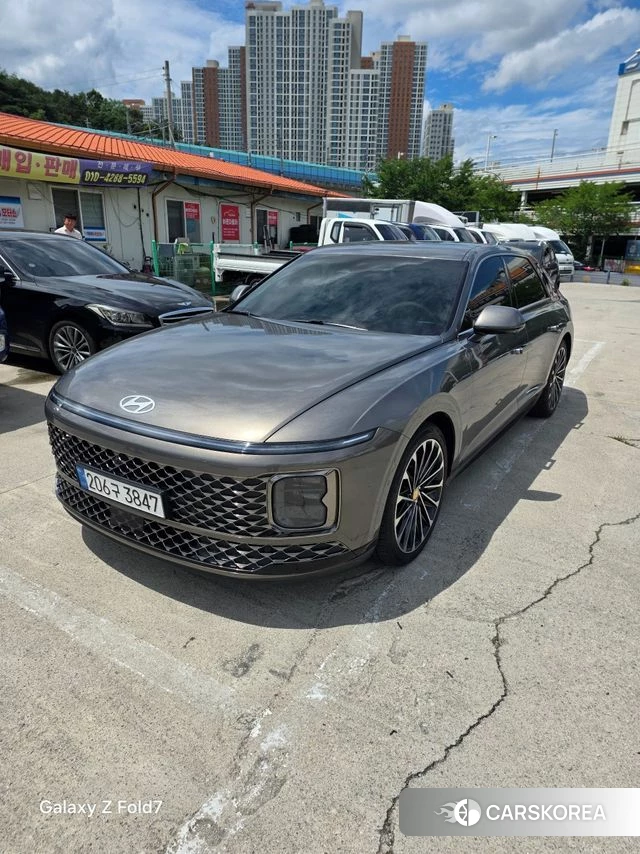 Hyundai Grandeur Hybrid (GN7) 2023 Коричневый из Кореи