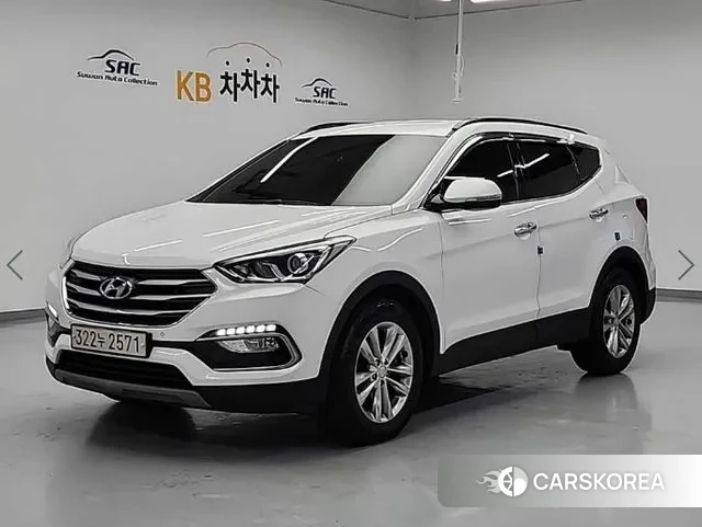 Hyundai Santa Fe The Prime 2018 Белый из Кореи