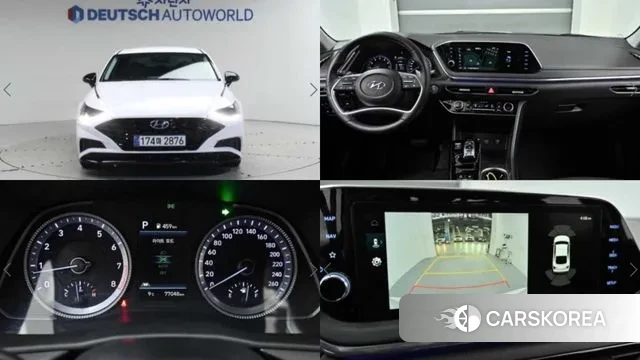 Hyundai Sonata (DN8) 2021 Белый из Кореи