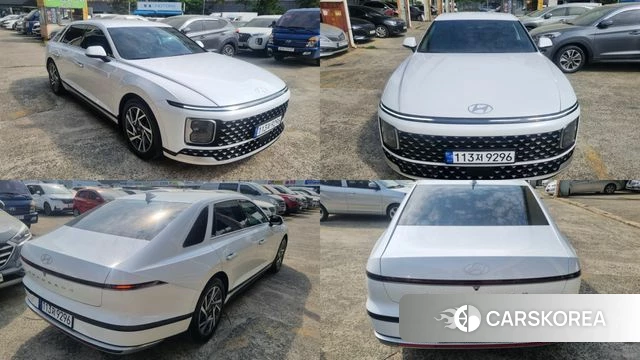 Hyundai Grandeur (GN7) 2024 Белый из Кореи