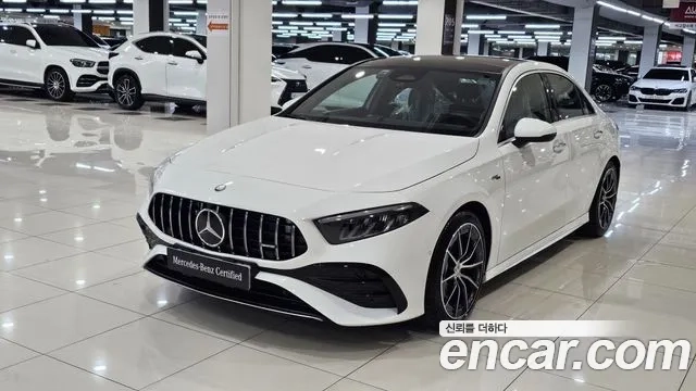 Mercedes-Benz A-Class W177 2024 Белый из Кореи