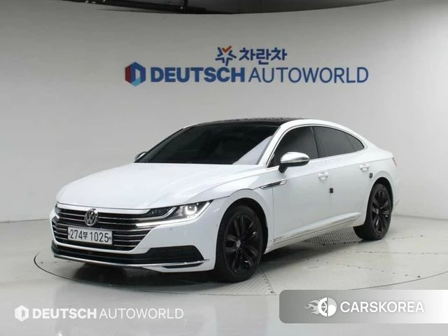 Volkswagen Arteon 2019 Белый из Кореи