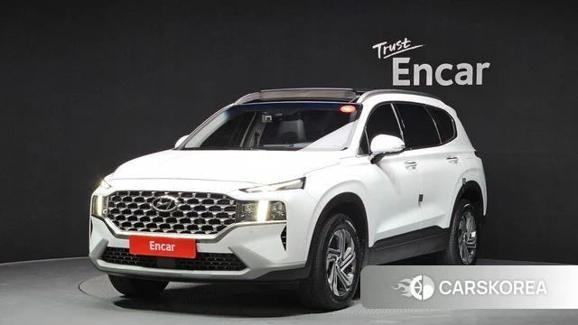 Hyundai The New Santa Fe 2023 Белый из Кореи